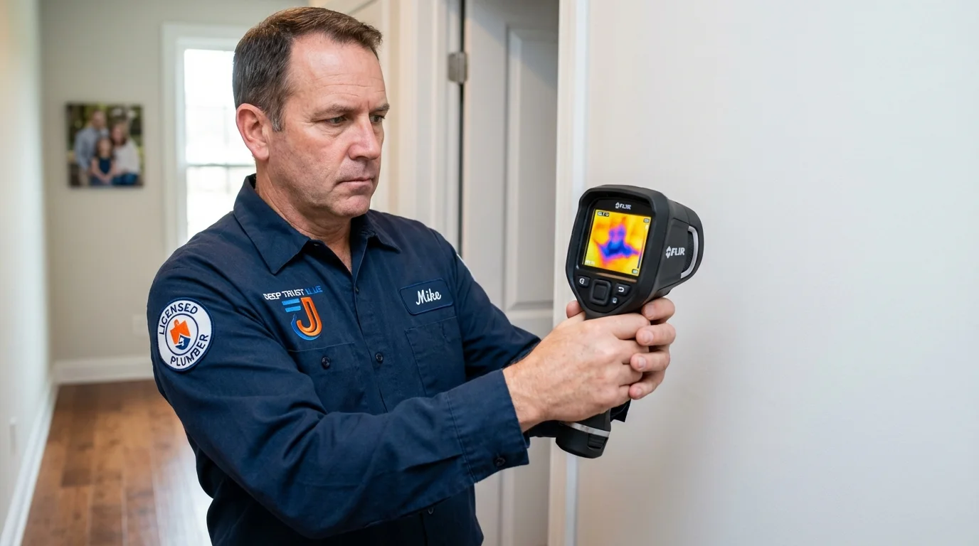 Thermal imaging leak detection by Johns Plumbing LLC in Golden